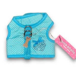 Pinkaholic polka dot jacket harness